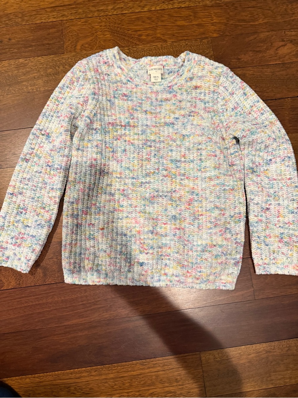 Crewcuts Multi-Color Speckled Knit Sweater Sz Small (6-7)